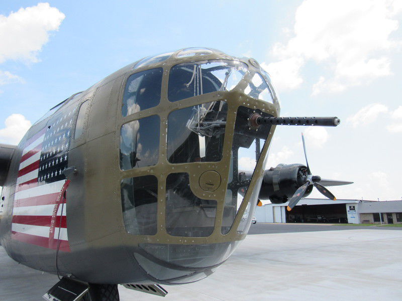 Aircraft arrive for Commemorative Air Force AirPower Tour